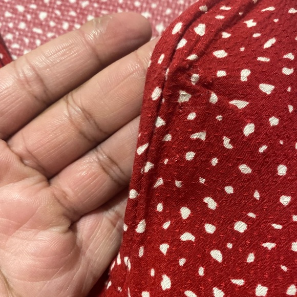 Ava & Viv Red Polka Dot Dress - Picture 4 of 9